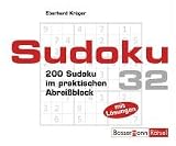 Sudoku Block 32: 200 Sudoku im praktischen Abreißblock