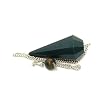 Bloodstone Gemstone 12 Faceted Pendulum, Metaphysical Dowsing Tool