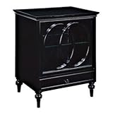 Oval Glass Door Display Cabinet