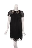 MATTHEW WILLIAMSON Black Beaded Silk Dress