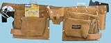 Rolson 11 Pocket Professional Leather Double Tool Belt