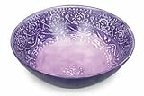 Handmade Festa Viola Medium Bowl From Italy