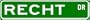 RECHT Street Sign ~ Personalized Family Lastname Novelty Sign ~ Gameroom, Basement, Garage Sign ** Aluminum 4 x 18