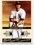 2009 Upper Deck Goodwin Champions Memorabilia #JT Jim Thome - Chicago White Sox (Piece of Authentic Jersey / Material) (Baseball Cards)
