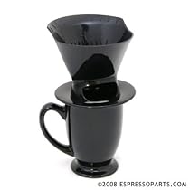 Melitta Coffee Maker - Ready Set Joe - One Cup Maker with Mug - Black