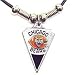 Chicago Bears Leather Necklace Beads & Pewter Pendant - NFL Football Fan Shop Sports Team Merchandise