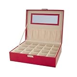 MAZ CLARKE RED JEWELLERY BOX