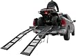 80 Black Steel Dual Runner Folding ATV Ramps