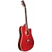 Kona Thin Body Acoustic/Electric Guitar - Red (K2TRD)