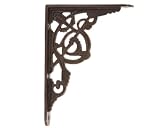 Art Deco Iron Shelf Brackets 6 1/4