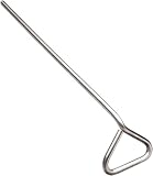 Bel-Art Scienceware 377360009 Stainless Steel Bacterial Cell Spreader, 25mm Wide For 6cm Plates, 8