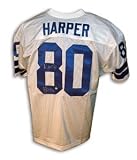 Alvin Harper Signed Dallas Cowboys White Jersey - Super Bowl Champs 92, 93