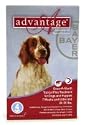 Bayer ADVANTAGE4-RED Advantage 4 Pack Dog 21-55 Lbs. - Red