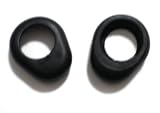2 Black Earbuds for Samsung WEP475 WEP470 WEP460 WEP450 WEP250 WEP210 WEP200 WEP700 WEP500 WEP185 WEP870 WEP850 WEP650 WEP490 WEP480 MODUS HM3500 HM1000 HM1100 HM1700 HM3600 HM3700 Wireless Bluetooth Headset Rubber Eargels Eartips Ear Buds Gels Tips Bud Gel Tip Earbud Eargel Eartip Replacement Part Parts