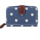 キャスキッドソン/Cath Kidston　ジッパー財布　Folded zip wallet[並行輸入品] (9.Spot Slate Blue)