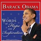 Memorable Words of Barack Obama 2009 Wall Calendar