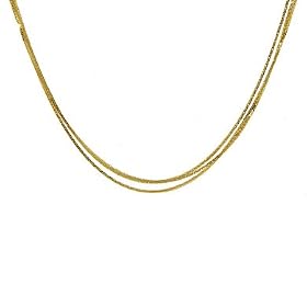 18kYellowGold3-StrandWheatChainNecklace-20Inch