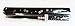 Happy Sales HSKS7/B, Travel Chopstick with Case, Black Pink Sakura Cherry Blossom