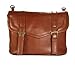 Cosmos ® Brown Genuine Leather Classic Vintage Casual Shoulder Camera Bag for Canon Nikon Sony Olympus Kodak Panasonic Fuji Digital Cameras DSLR + Cosmos Cable Tie