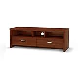 Skyline Collection TV Stand in Sumptuous Cherry Finish By South Shore Furni ....