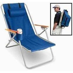 Childrens Toyshop  Sporting Goods : Welcom SC527-46-1 Wearever Hi-Back Steel Backpack Chair- WC05