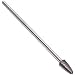 PFERD Tree Carbide Bur, Long-Length, Uncoated (Bright) Finish, Double Cut, Radius End