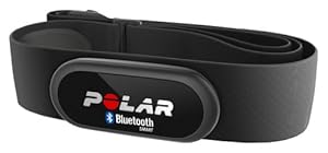 Polar H6 HR Sensor Bluetooth - Transmisor de frecuencia cardiaca, compatible con iPhone 5/ 4S, otros dispositivos Apple y pulsómetros Polar, talla M-XXL