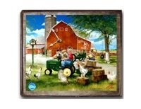 John Deere Zolan Grow Up Country Clock