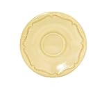 Berry and Thread Demitasse Saucer by Juliska - Butter Yellow