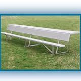 Store-All Playerfeets Bench-Aluminum 15feet