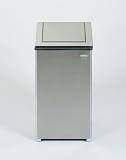 United WasteMaster 24 gallon Stainless Steel Hinged Top Stainless Waste Receptacle T1424SSRB