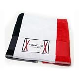 【MONCLER モンクレール】 ビーチタオル ネイビー×レッド 0080200 03933 090並行輸入品
