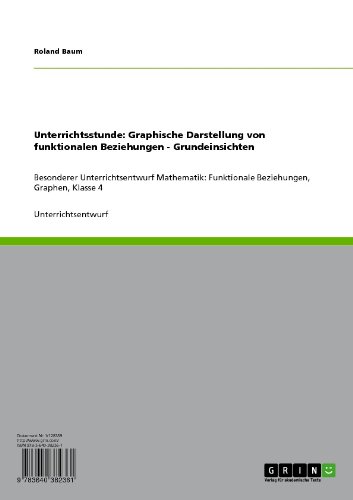 Unterrichtsstunde: Graphische Darstellung von funktionalen Beziehungen - Grundeinsichten: Besonderer Unterrichtsentwurf Mathematik: Funktionale Beziehungen, Graphen, Klasse 4 (German Edition)