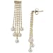 14k Gold and Pearl Drop Earrings