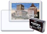 BCW Toploaders - 5.875 x 3.75 - Postcard Topload Holder - Top Load Display - (Pack of 25) - Postcards Collecting Supplies