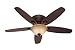 31jh9NPx8QL. SL75  Hunter 20436 Beacon Hill Three Light 42 Inch Five Blade Ceiling Fan, White with Frosted Globes