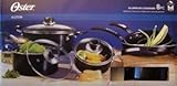Oster 8-pc Black Aluminum Cookware