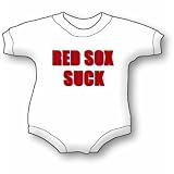 Red Sox Suck Baby Ultrasoft Onesie