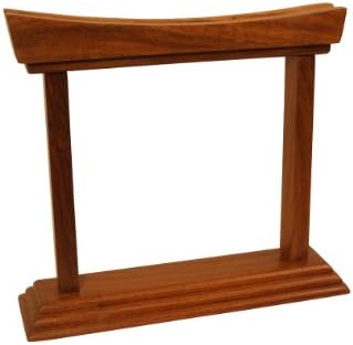 DOBANI Gong Stand, Rosewood, Curved, 6-Inch (Package Of 2)
