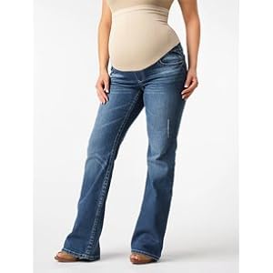 Motherhood Maternity: Get Used Secret Fit Belly(tm) 5 Pocket Straight Leg Maternity Jeans