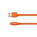 Omars Apple MFI Certified 8 Pin USB Charger Cord, 3-Feet, Orange