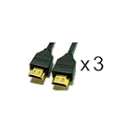 3 Pack of HDMI 6FT Cables: 1.3a Category 2(Full 1080P Capable)(Compatible with Xbox 360 & PS3)