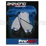 Akebono ACT1058 ProACT Ultra-Premium Ceramic Brake Pad Set by Akebono