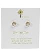 Fortune Cookie Rhinestone Stud Fortune Cookie Rhinestone Stud