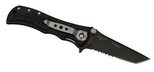 Camillus Einhandmesser, Modell Heat 3.50, halbautomatisch, Stahl 440, Zytel, Clip