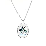 Necklace Oval Charm Sailfish Swordfish and Marlin Fishing