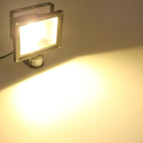 20W Warm White 1550LM PIR Sensor Detective LED Flood Light 85-265 AC