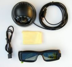 3DTV Universal Emitter and TWO Glasses 3DTV Glasses On Sale