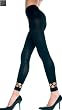 Spandex Leggings With Diamond Net Trim