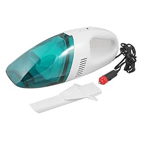 DC 12V Gray Green Plastic Dust Remover Vacuum Cleaner for Car Auto: Automotive